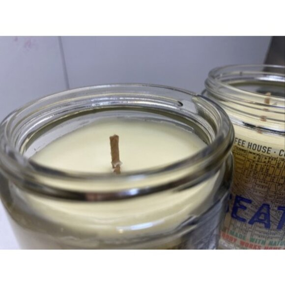 Bath & Body Works Seattle - Coffee House Single Wick Candle LOT of 2 HTF Rare - Picture 7 of 9